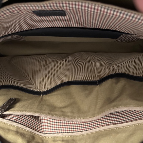 Men's Boconi Overnighter Garmet Bag - Dark Chocolate Brown (Pre Owned) - Picture 4 of 16